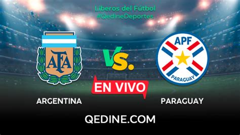 argentina vs paraguay donde ver